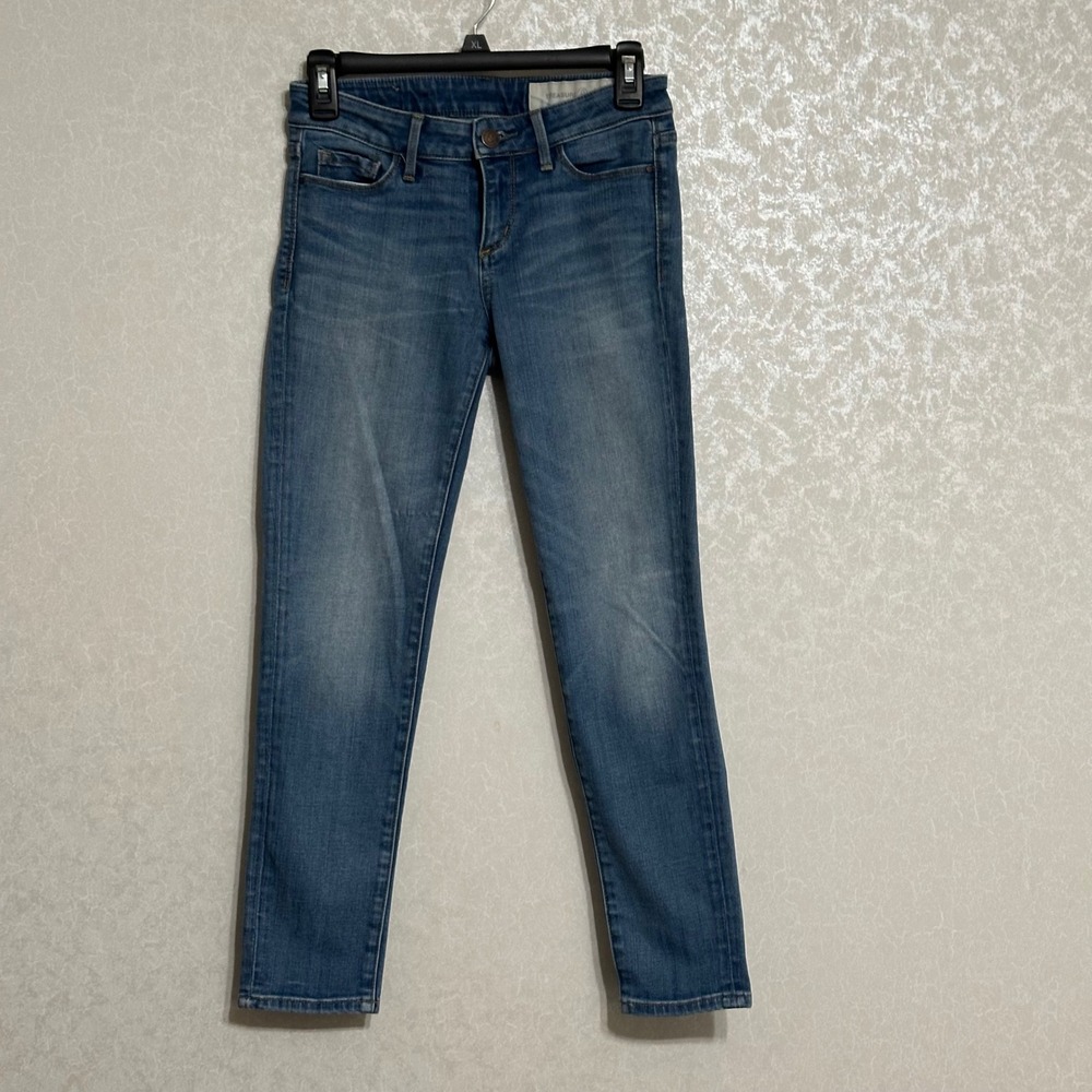 Treasure & Bond Skinny Jeans Mid Rise Stretch Denim Blue Wash Size 25